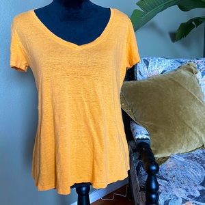 Eileen Fisher Crewneck Tee in Orange